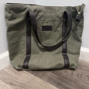 Beryll Cotton green/brown Tote bag